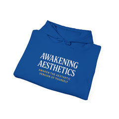 Awakening Aesthetics Gym Hoodie for Men & Women | Athletic Pullover with Kangaroo Pocket | 50/50 Cotton-Poly Blend | Comfortable, Stylish & Ethically Made | Unisex Classic Fit