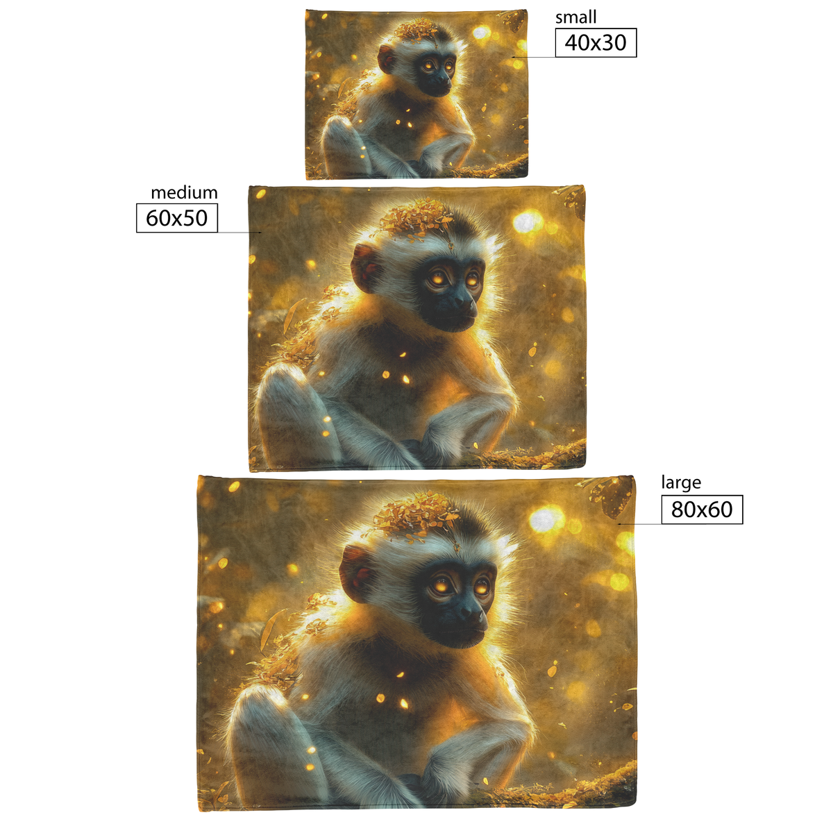 Black_and_White_Colobus_Monkey_on_Glowin_H_Blanket_Size_Options_Mockup.png