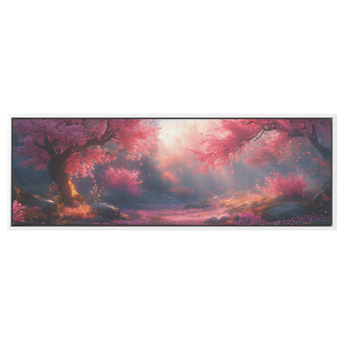 Colorful_Spring_Forest_Cherry_Blossoms_V_White_Framed_Canvas_H_Panoramic_Main_Mockup.png