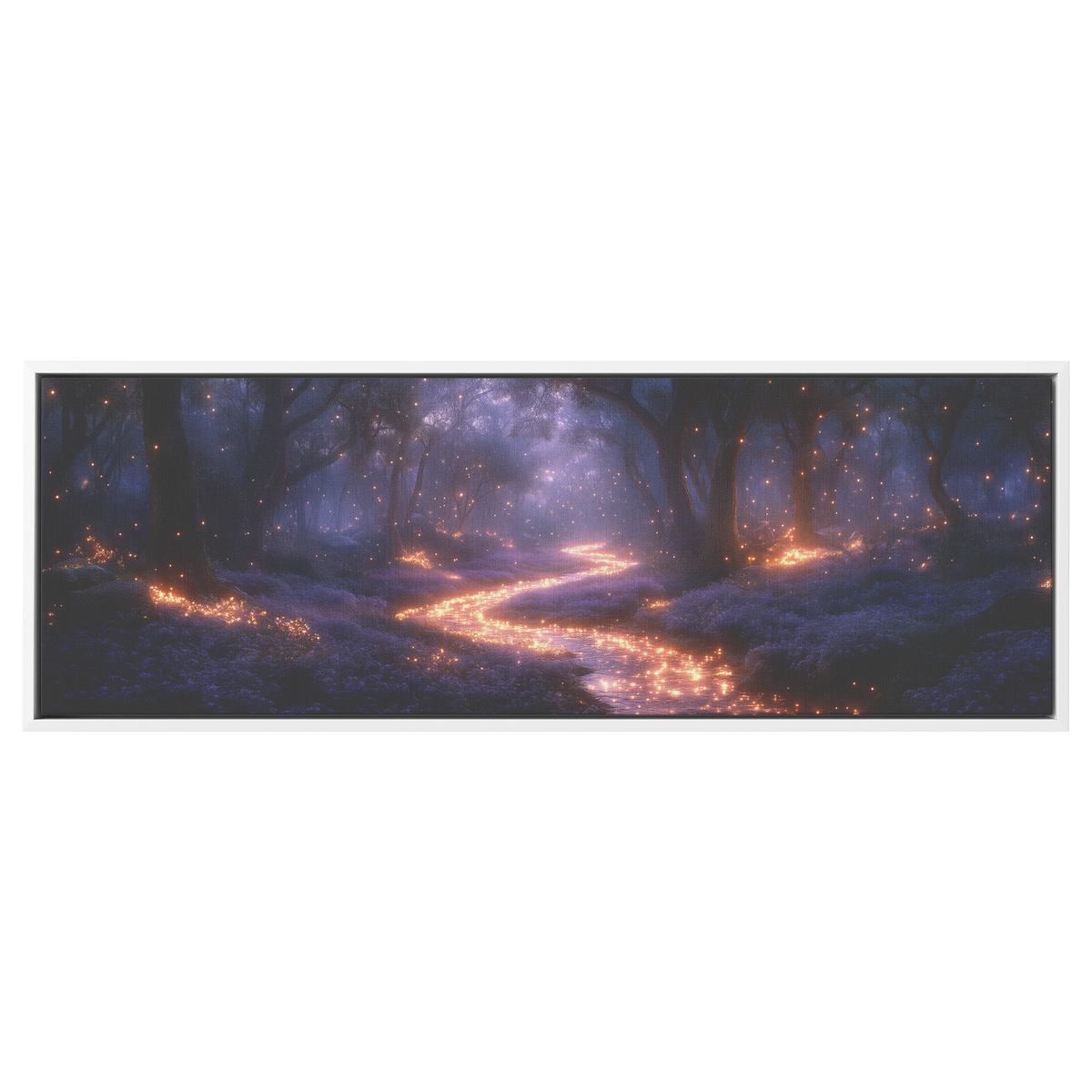 Enchanted_Forest_Glowing_Rivers_Light_Pu_White_Framed_Canvas_H_Panoramic_Main_Mockup.png