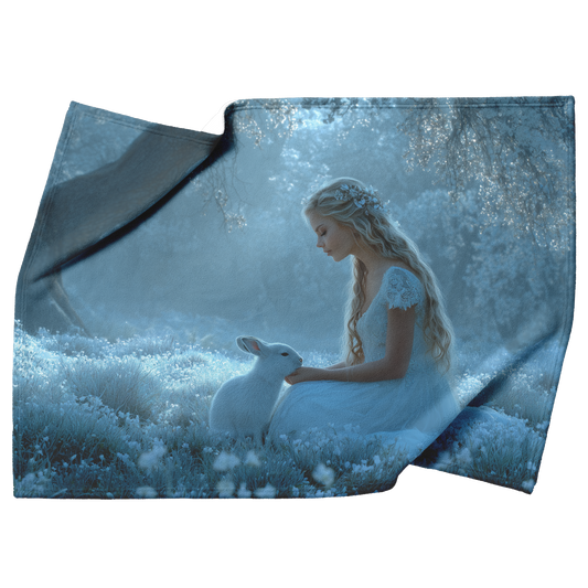 Frost_Fairy_Whispering_To_Animals_In_Glo_H_Blanket_Top_Bottom_Folds_Mockup.png