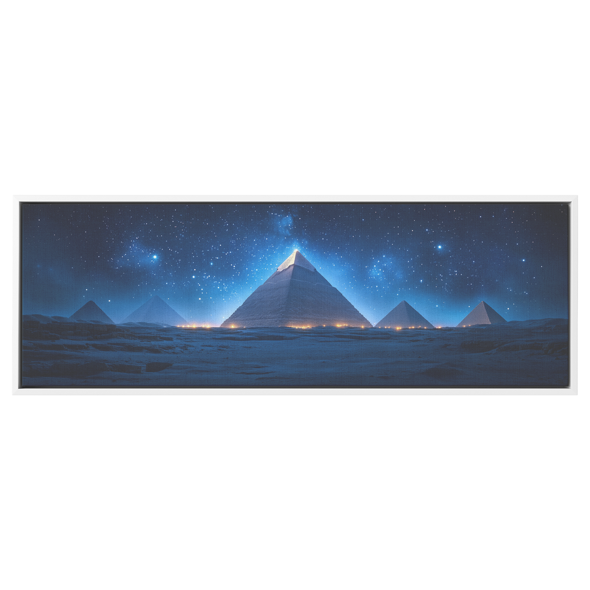 Great_Pyramid_of_Giza_Starry_Sky_Soft_Mo_White_Framed_Canvas_H_Panoramic_Main_Mockup.png