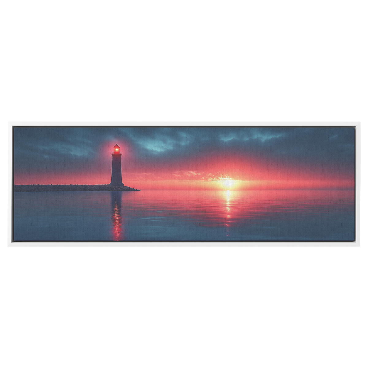 Lighthouse_of_Alexandria_at_Dusk_Glowing_White_Framed_Canvas_H_Panoramic_Main_Mockup.png