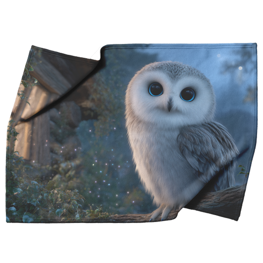 Magical_Owl_With_Blue_Eyes_Perched_On_Gl_H_Blanket_Top_Bottom_Folds_Mockup.png