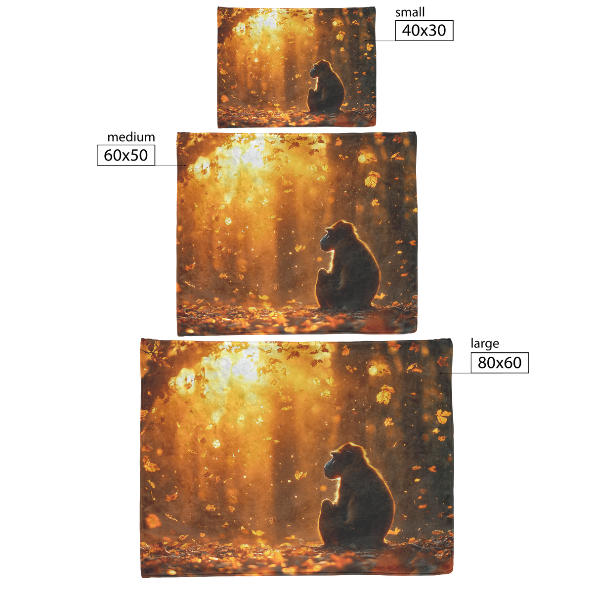 Proboscis_Monkey_Sitting_in_Glowing_Autu_H_Blanket_Size_Options_Mockup.png