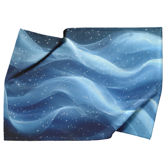 Radiant_Snowflake_Design_on_Frosty_Light_H_Blanket_Top_Bottom_Folds_Mockup.png