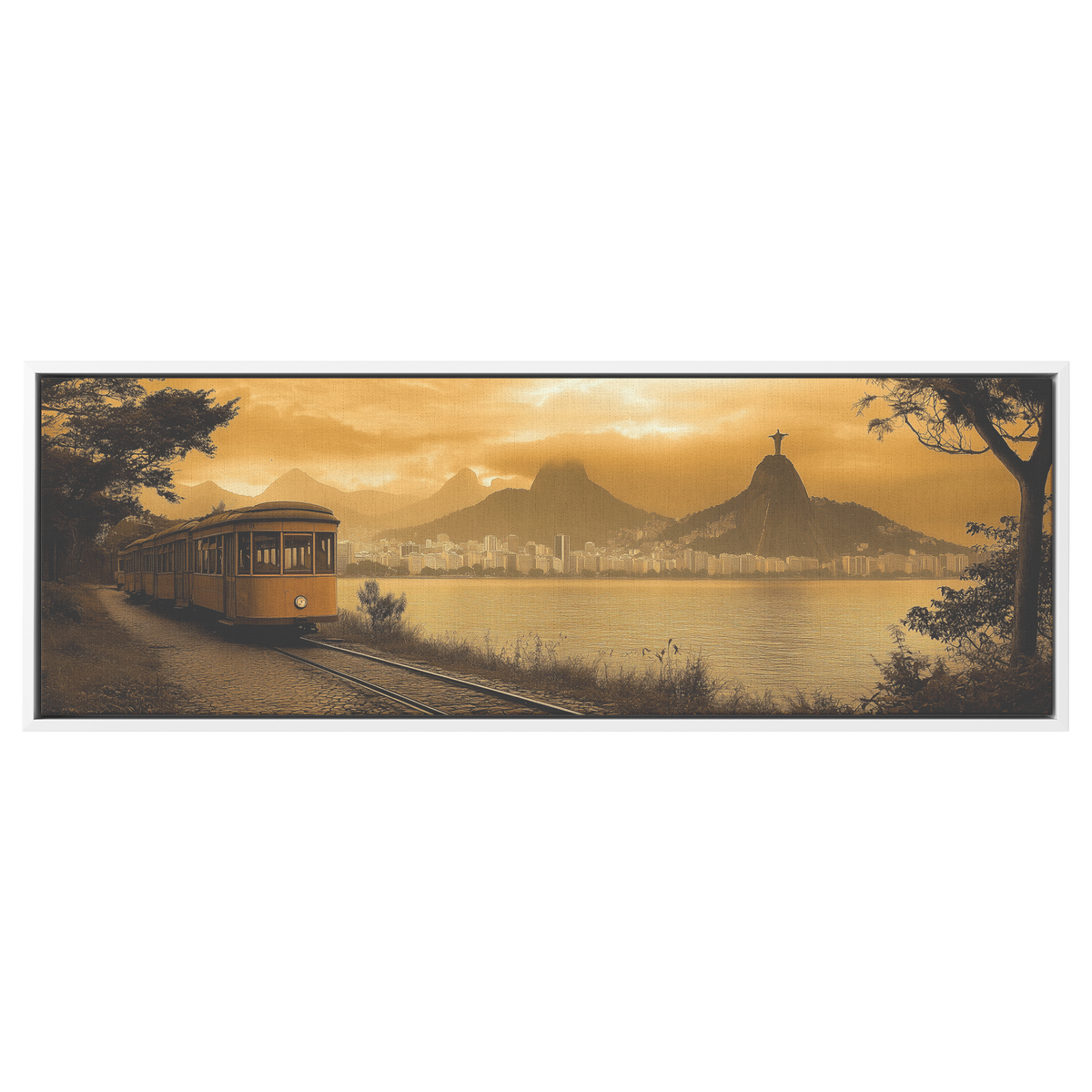 Sepia_Toned_Skyline_of_Rio_de_Janeiro_Ch_White_Framed_Canvas_H_Panoramic_Main_Mockup.png