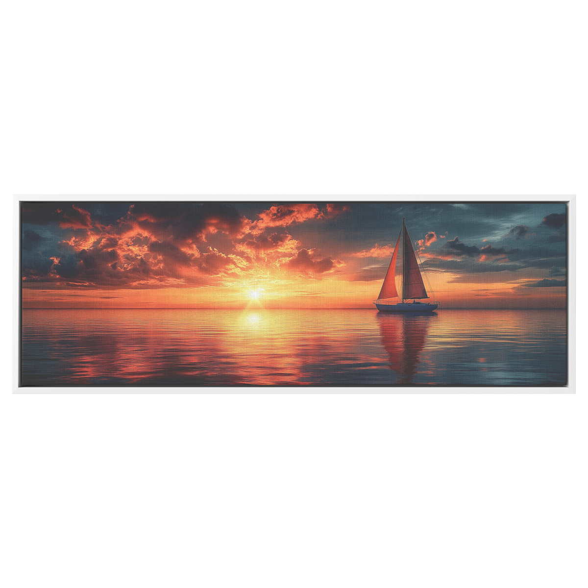Serene_Sunset_Sailboat_Calm_Waters_Glowi_White_Framed_Canvas_H_Panoramic_Main_Mockup.png