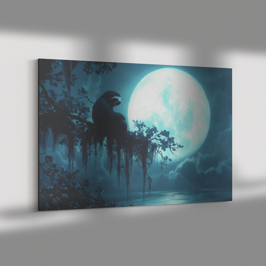 Sloth_Silhouetted_Against_a_Glowing_Full_H_Rectangle_Dramatic_Shadow_Mockup.png