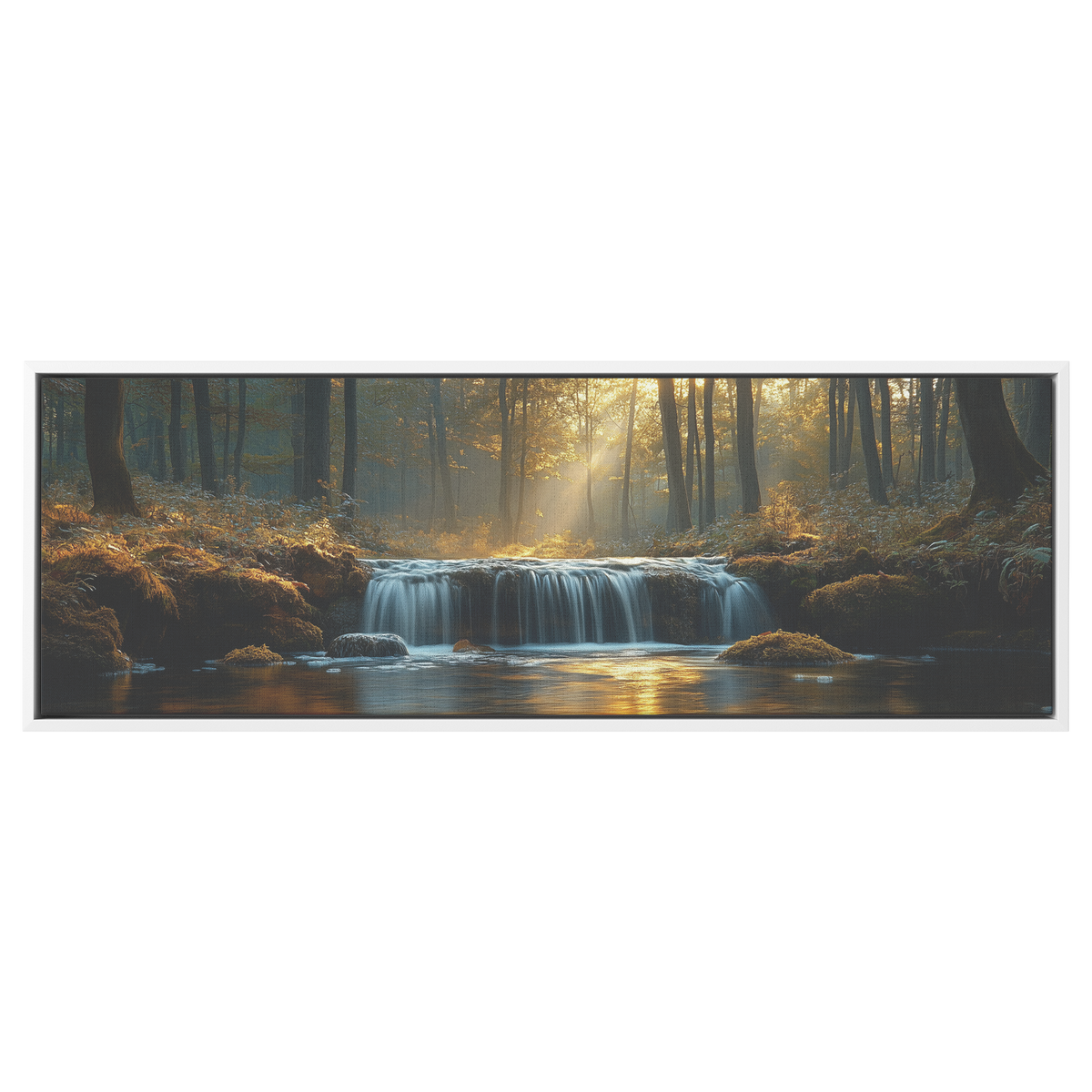Tranquil_Forest_Small_Waterfall_Mossy_Ro_White_Framed_Canvas_H_Panoramic_Main_Mockup.png