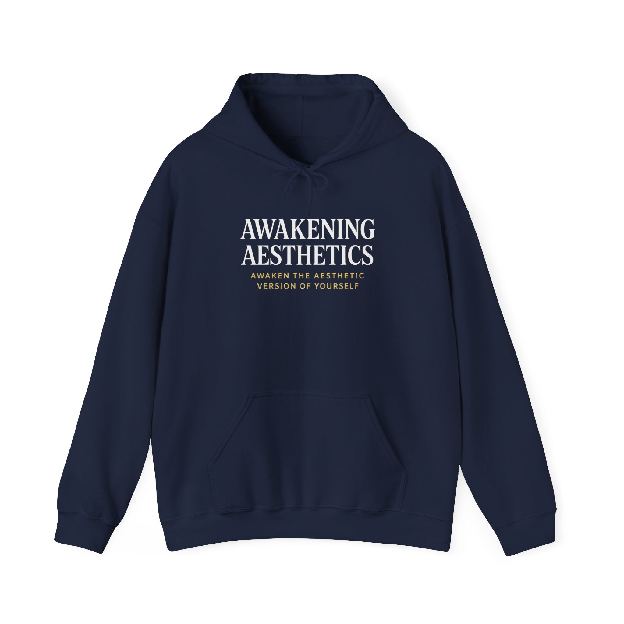 Awakening Aesthetics Gym Hoodie for Men & Women | Athletic Pullover with Kangaroo Pocket | 50/50 Cotton - Poly Blend | Comfortable, Stylish & Ethically Made | Unisex Classic Fit - AWAKENING AESTHETICS