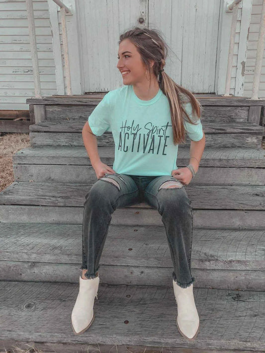 Holy Spirit Activate Tee Christian Clothing T Short
