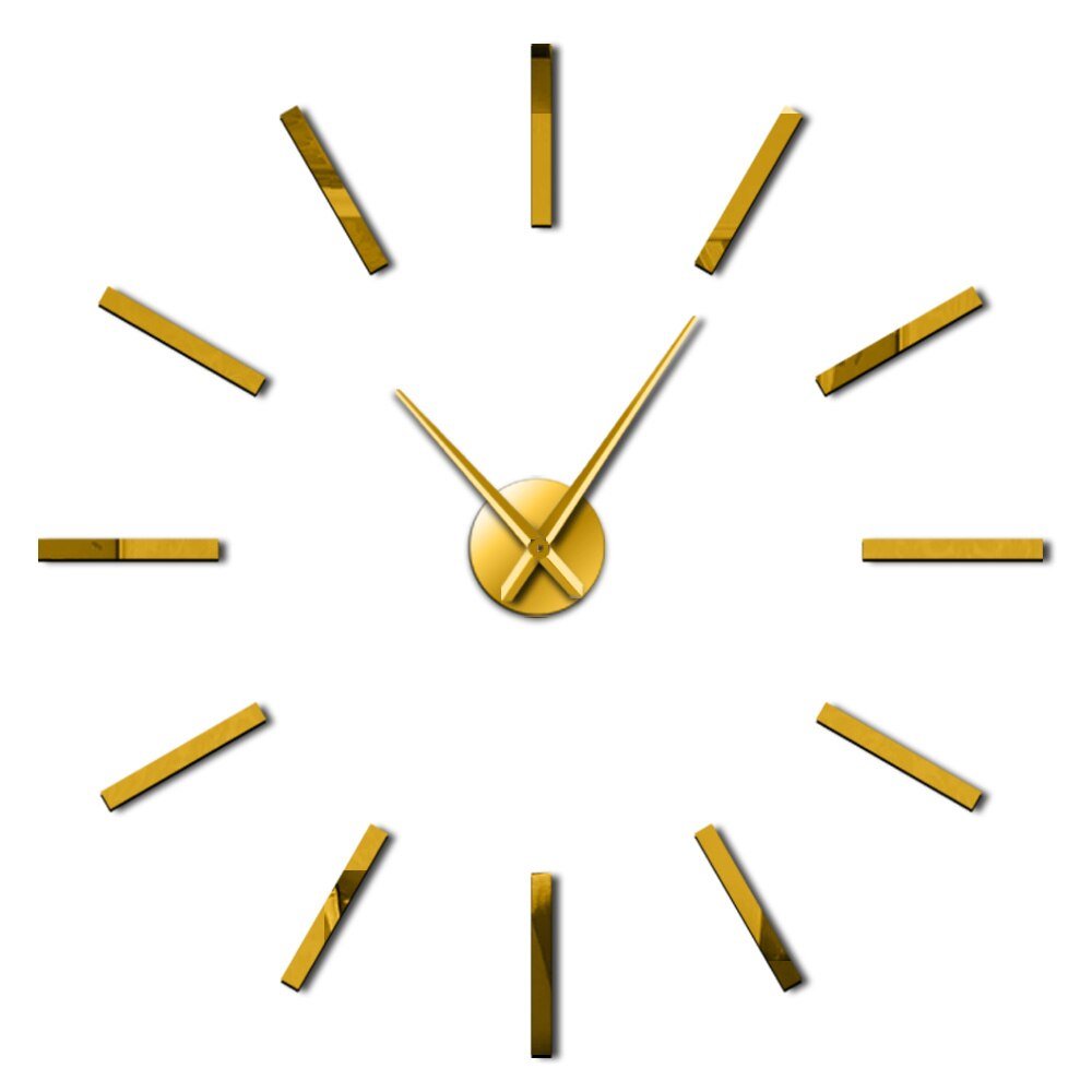 Unique Minimalistic DIY Art Home Office Wall Clock - AWAKENING AESTHETICS