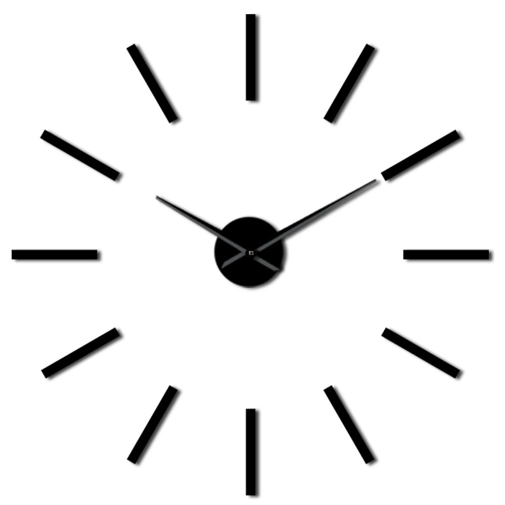Unique Minimalistic DIY Art Home Office Wall Clock - AWAKENING AESTHETICS