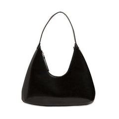 Patent Leather Shiny Underarm Baguette PU Tote Handbags