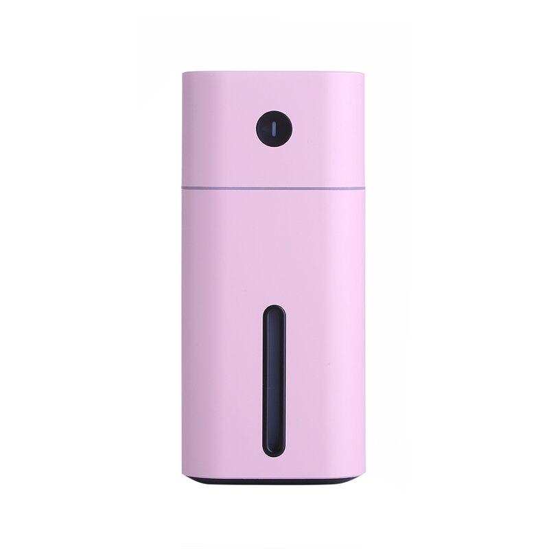 Aesthetic Mini LED Ultrasonic Square D Aroma Humidifier Air Purifier