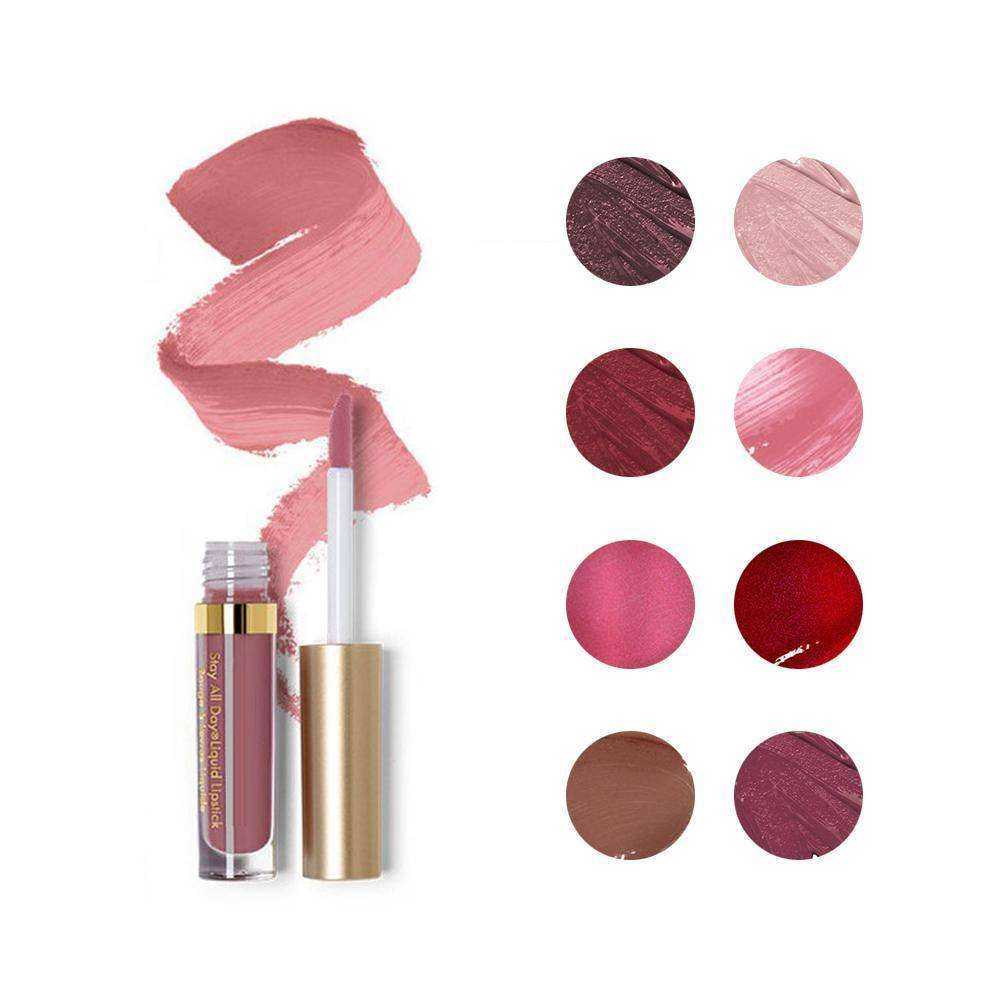 8Pcs Professional Lip Glaze Gloss Waterproof Makeup Matte