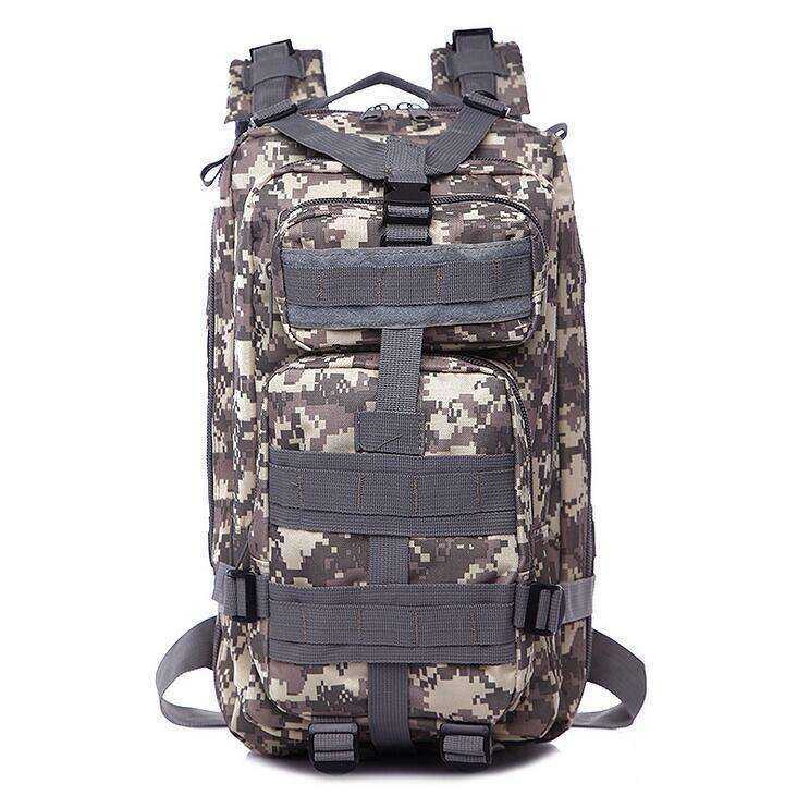 25L 3P Military Army Outdoor Camping Tactical Hiking Climbing Sports Molle Backpack