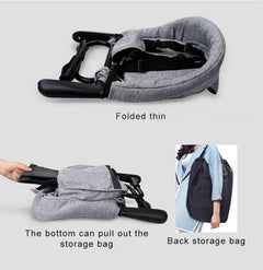 Portable Baby Dinning Foldable Safety Hook-on Chair Harness