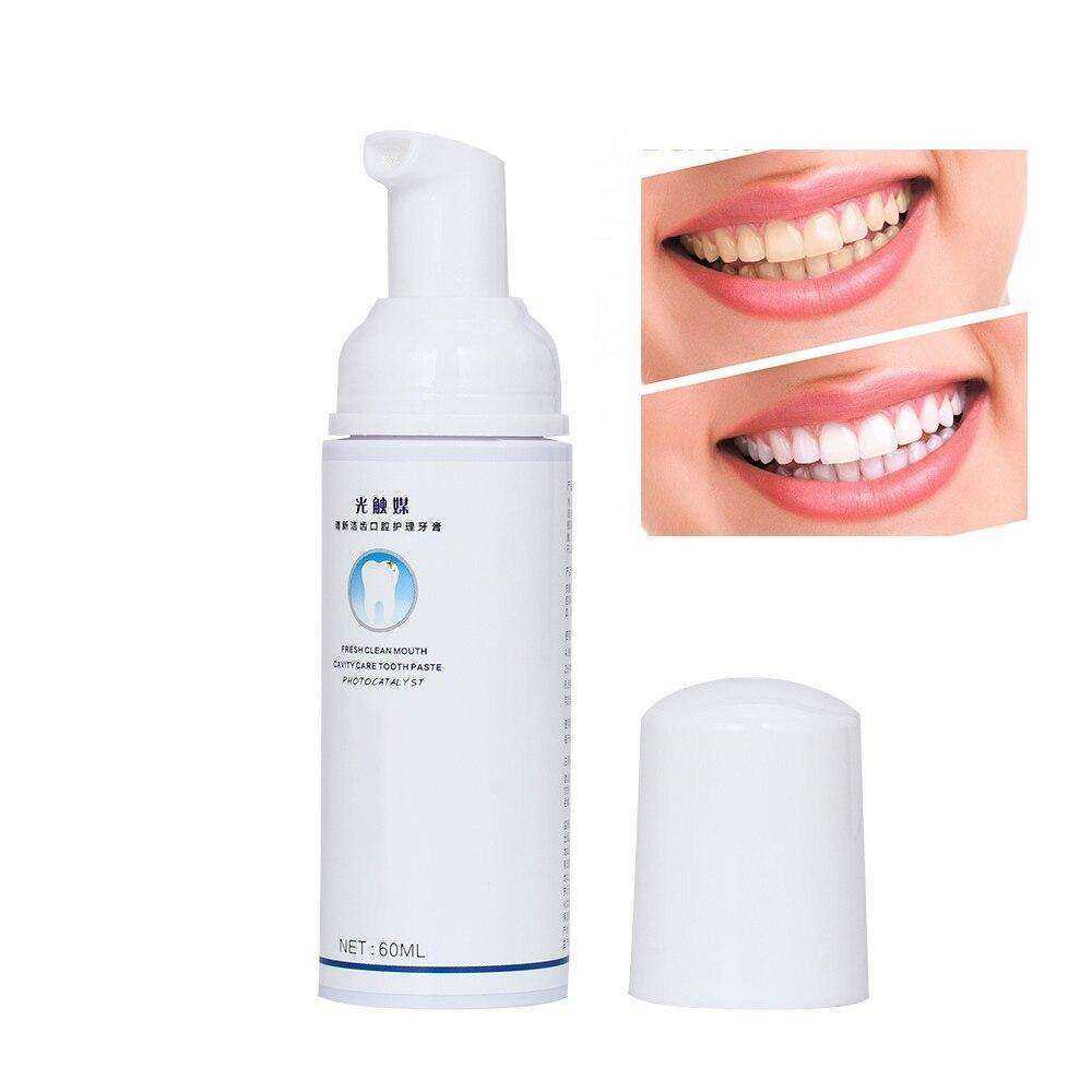 60ml Foam Liquid Toothpaste Natural Mouth Wash