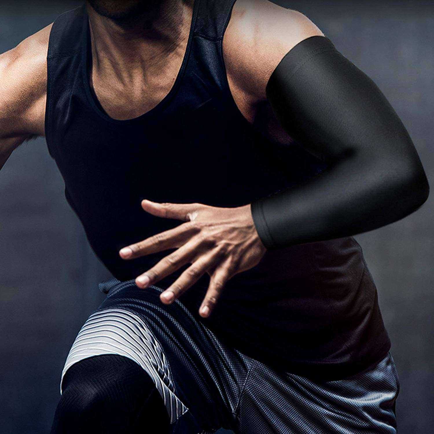 Compression Sleeve Summer Running UV Protection Basketball Cycling Arm Warmer