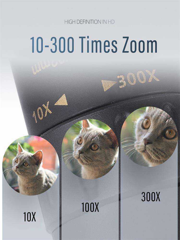 10 - 300X Zoom Professional HD 4K Powerful Long Range High Quality Monocular Telescope - AWAKENING AESTHETICS