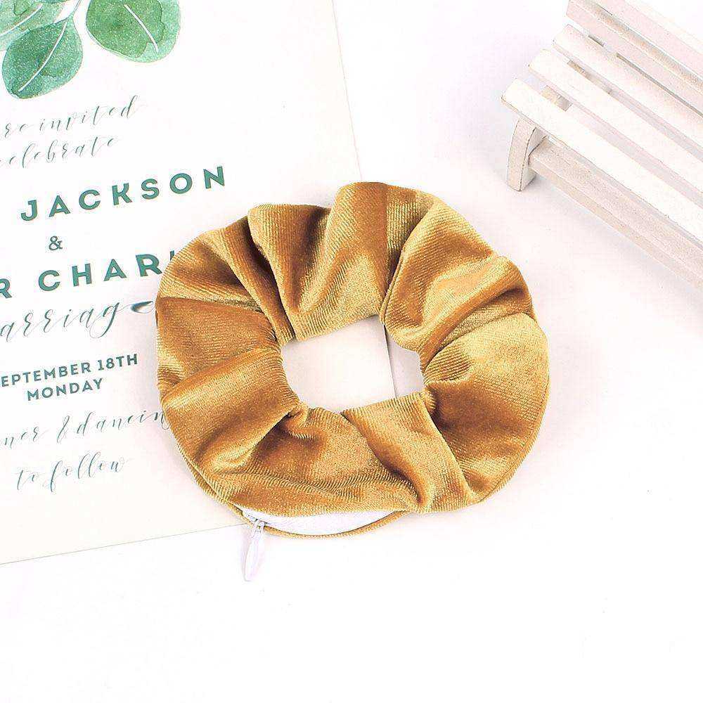 New Korea 2020 Fashion Girls Zipper Headwear Ponytail Holders Hair Accessories