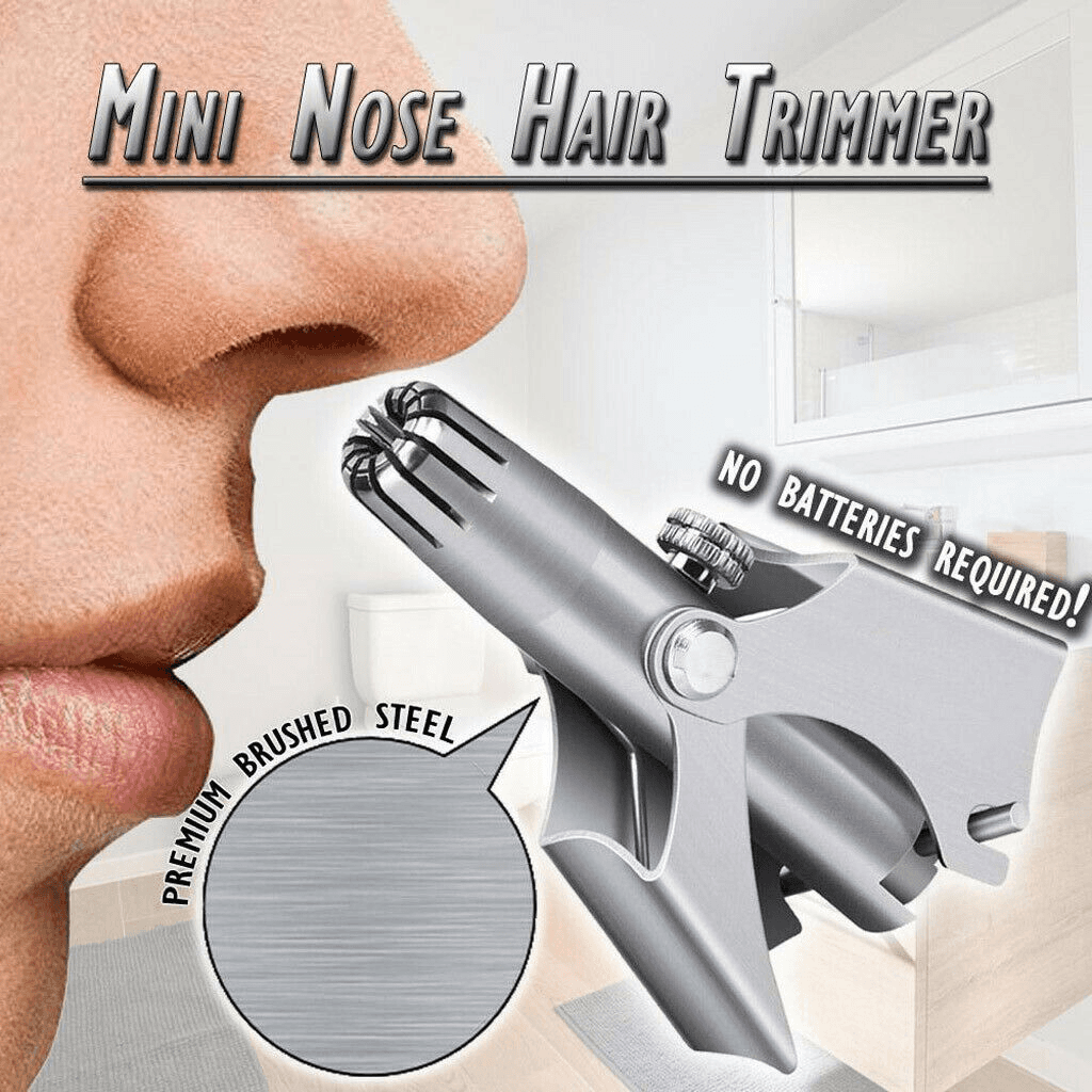 New Stainless Steel Manual For Shaving Nose Ear Hair Trimmer
