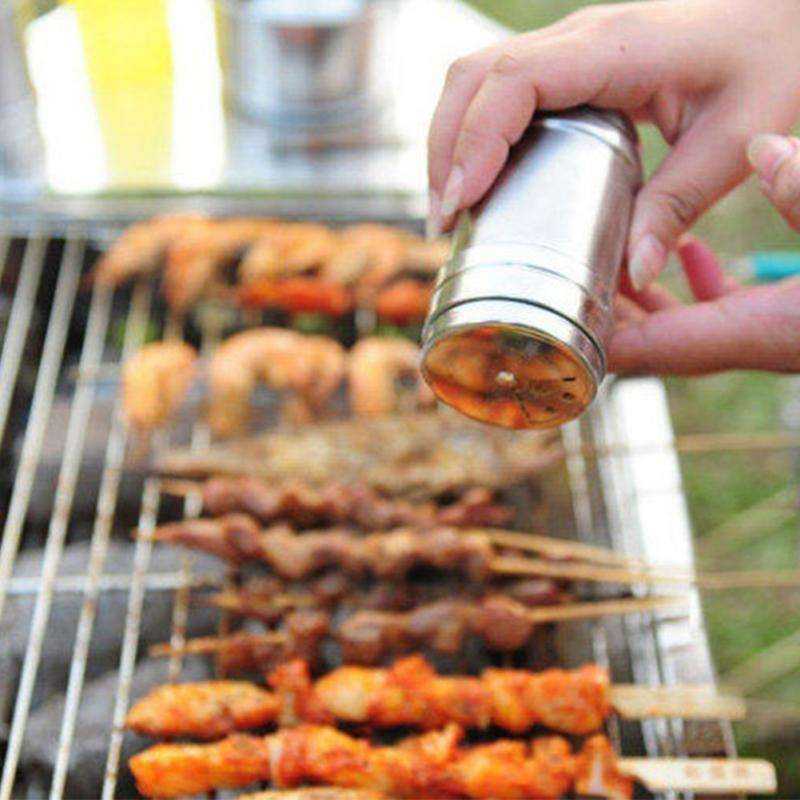 Stainless Steel Rotatable Salt and Spice Shakers