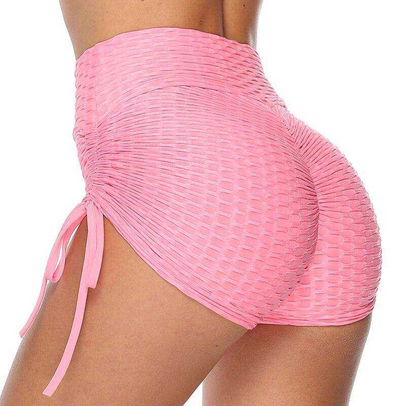 2021 Women Breathable Gym Jogging Yoga Sports Fitness Solid Color Thin Skinny Shorts Leggings - AWAKENING AESTHETICS