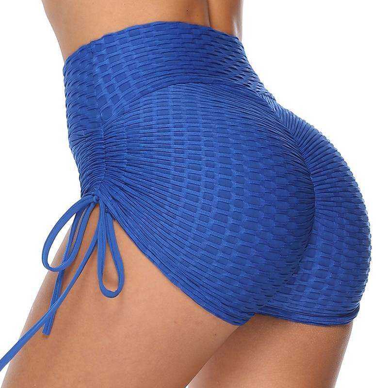 2021 Women Breathable Gym Jogging Yoga Sports Fitness Solid Color Thin Skinny Shorts Leggings - AWAKENING AESTHETICS