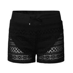 2021 Women High Waist Mesh Lace Tummy Control Beach Swimming Briefs Pants Shorts Bikini Bottoms - AWAKENING AESTHETICS
