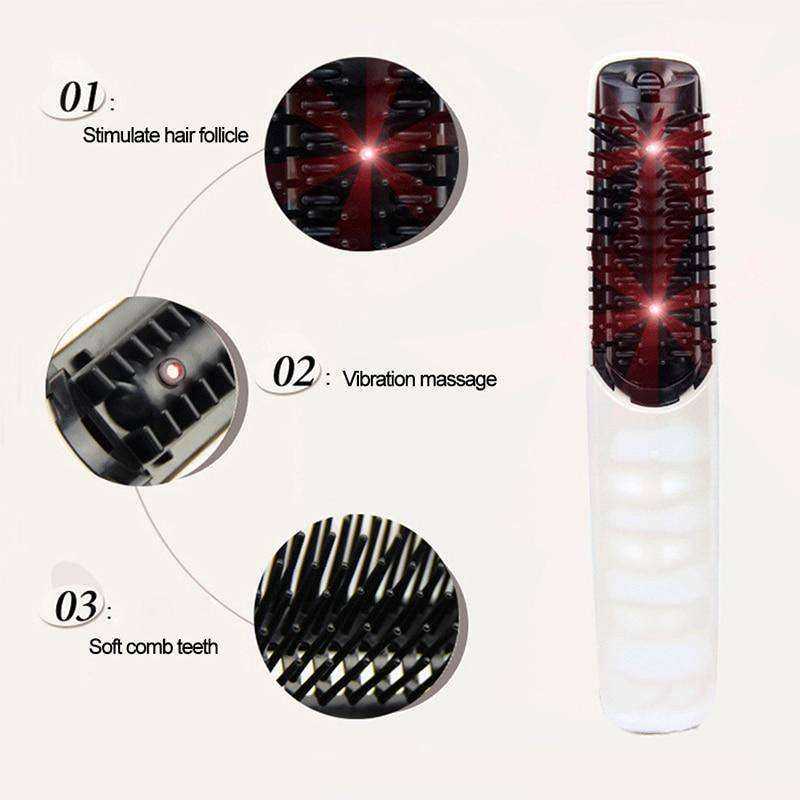 Newest Electric Laser Hair Regrowth Therapy Massage Comb