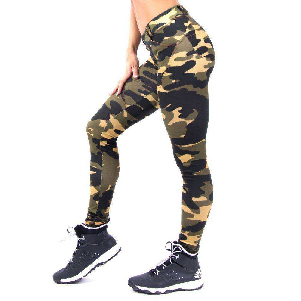 Iconic Army  Push Up Workout Leggings