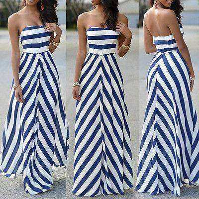 Beautiful Summer Long Sleeveless Dress