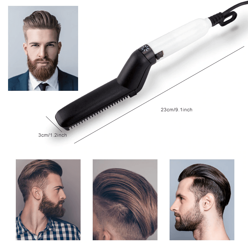 The King Aesthetics Modelling Comb Man Beard Brush Straightener