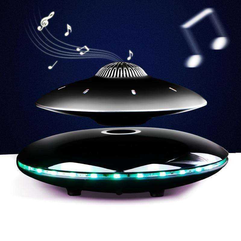 Levitating UFO speaker led table lamp