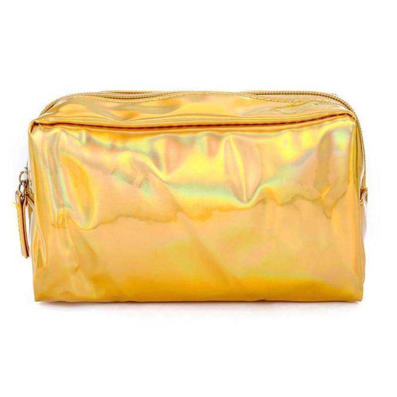 Fashion Holographic Pencil Case Cosmetic Makeup Pouch Storage