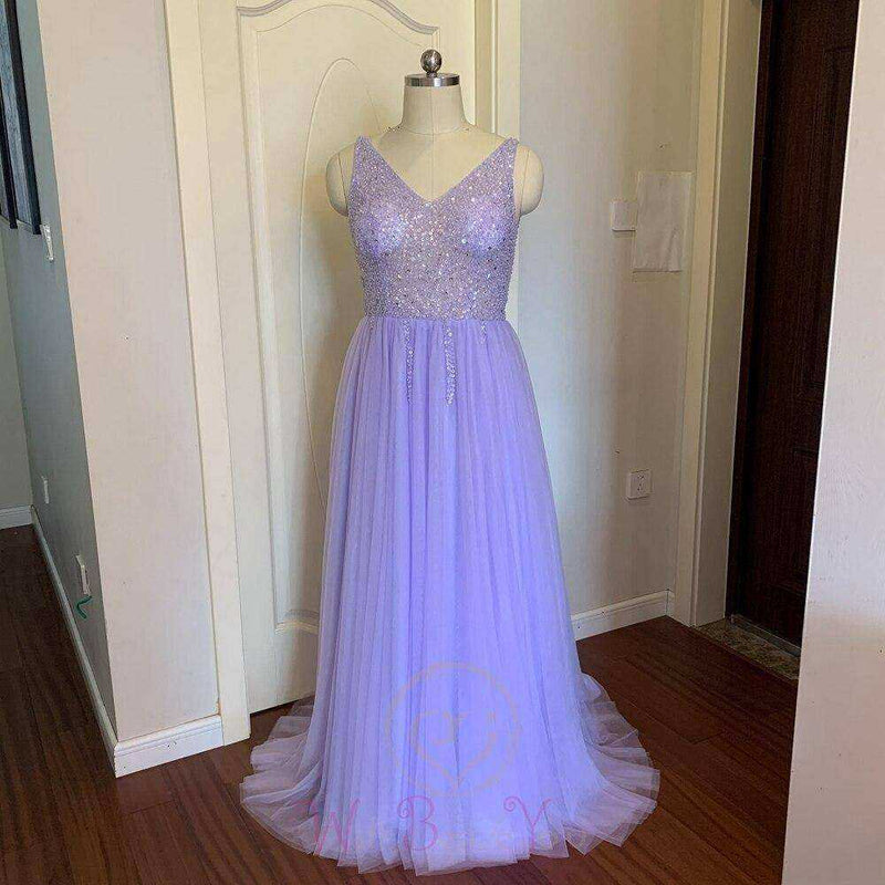 Pink High Split Tulle Sweep Sleeveless A-line Lace Up Backless Evening Gown