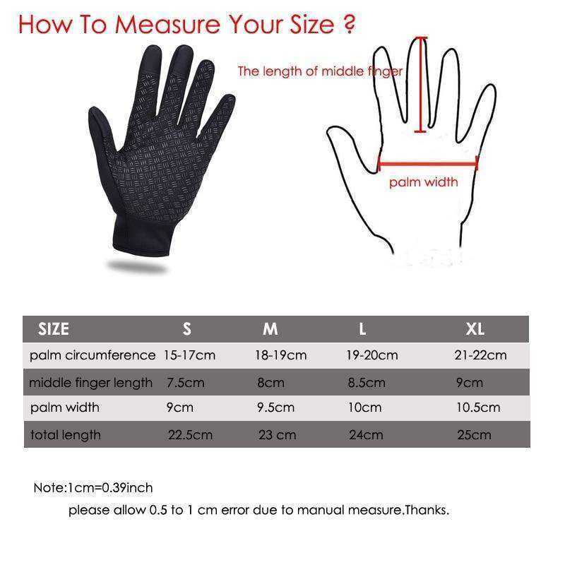Unisex Touchscreen Thermal Gloves