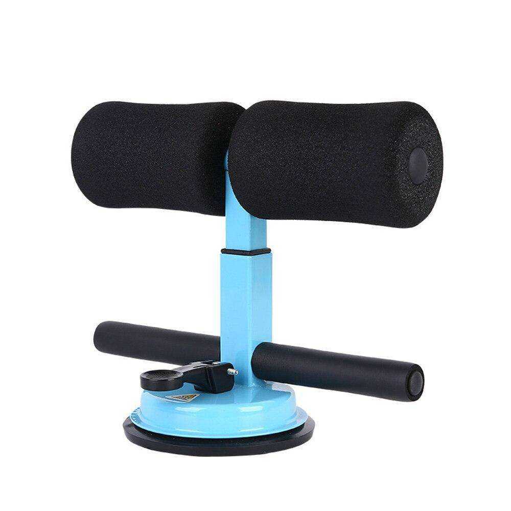 New Fitness Sit Up Bar Floor Assistant Stand Padded Ankle Support