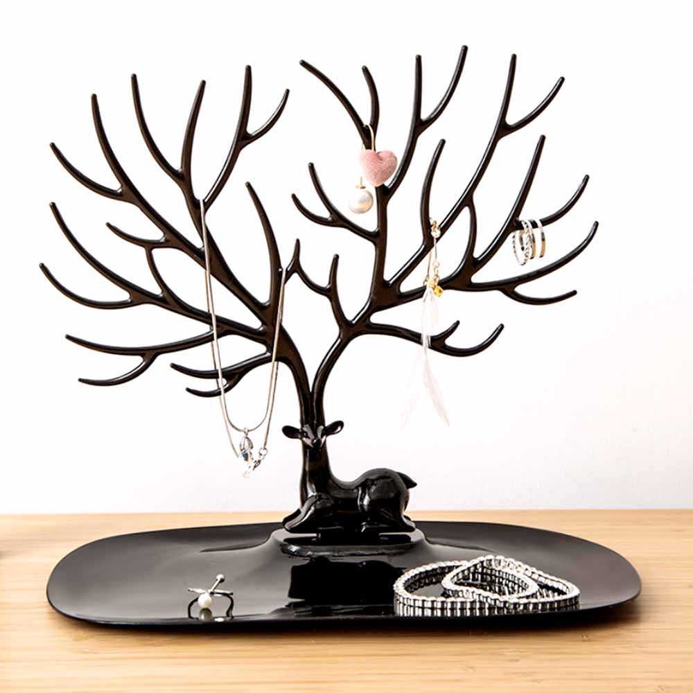 Deer Jewelry Stand Display Storage Racks Tree Earring Holder