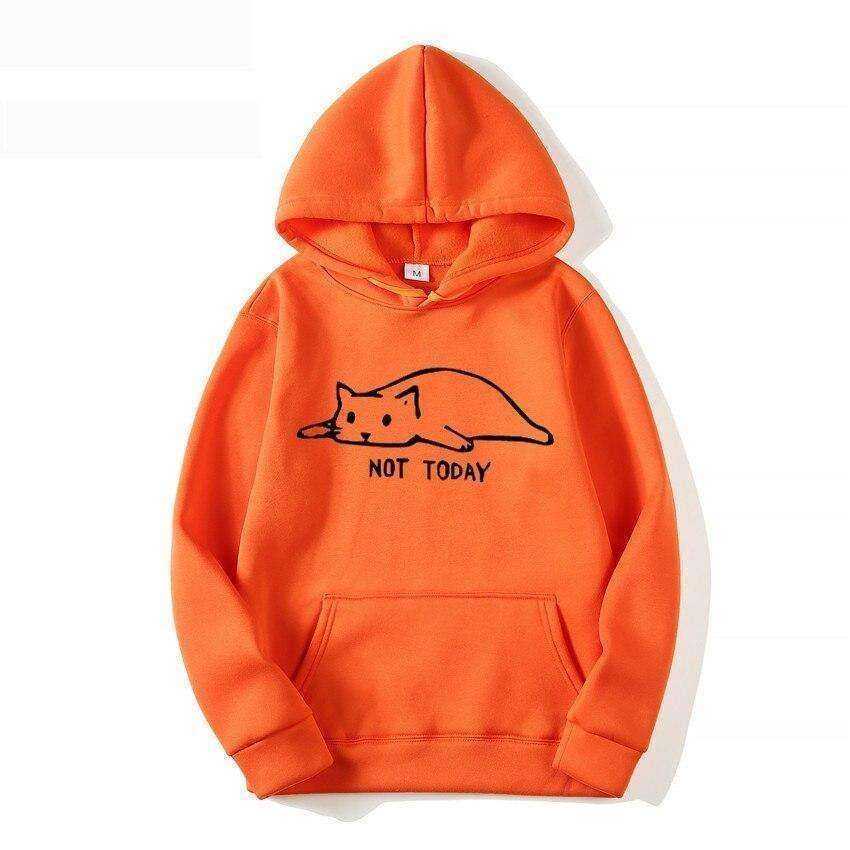 Not Today Lazy Cat Sweater Hoodies