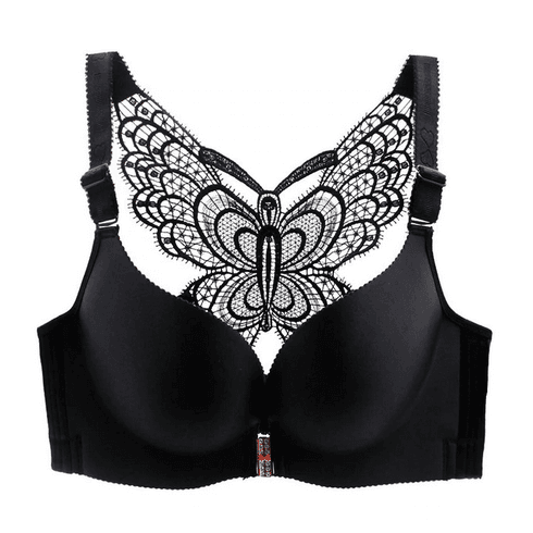 Beautiful Butterfly Front Closure Aesthetic Bra