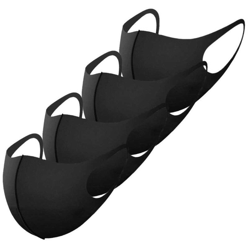 4pc Adult Washable Mouth Caps Reusable Protection Face Mask
