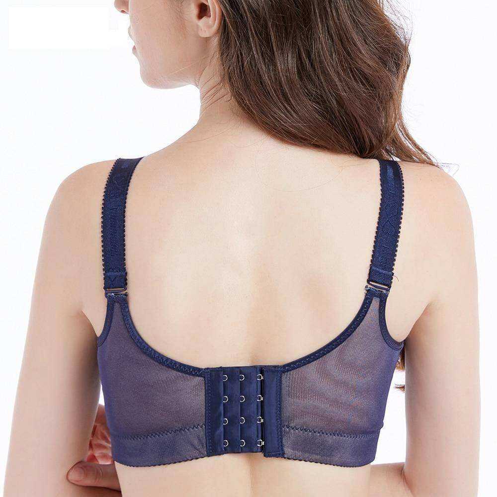 Women Lace Padded Push Up Bra Two Cup Underwire Brassiere