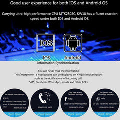 KW18 Smart Watches Phone With Heart Rate Monitor