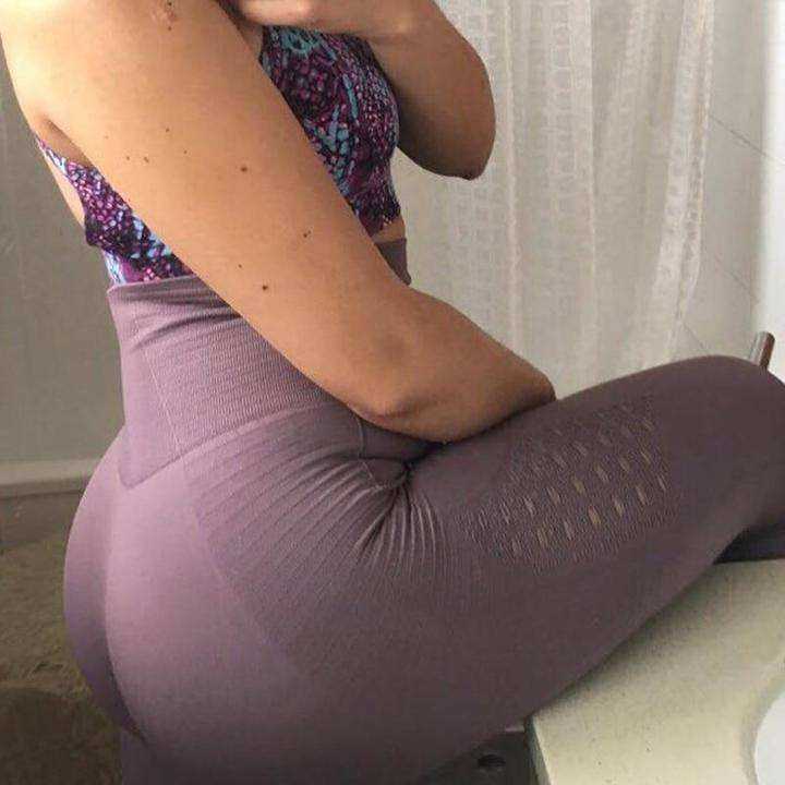 Seamless Mesh Flex Tummy High Waist Push Up Leggings