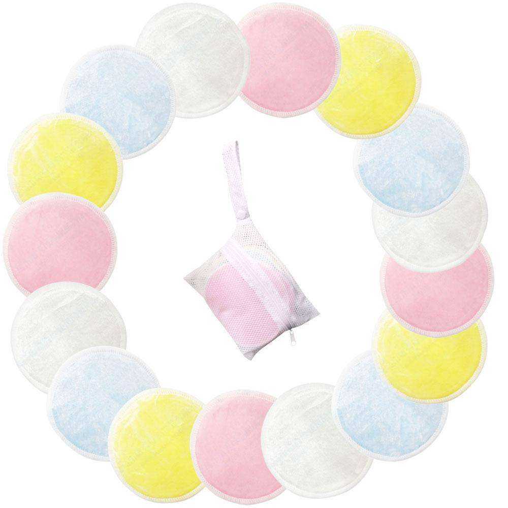 Washable Makeup Cotton Pads Bamboo Fiber Facial Skin Cleanser