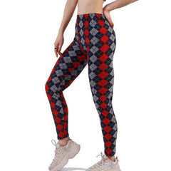 Women Comic Cartoon Printed  High Stretch Punk Rock Leggings